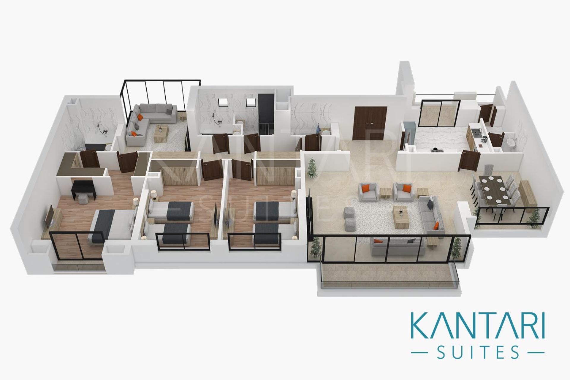 Kantari Suites Beiroet Buitenkant foto