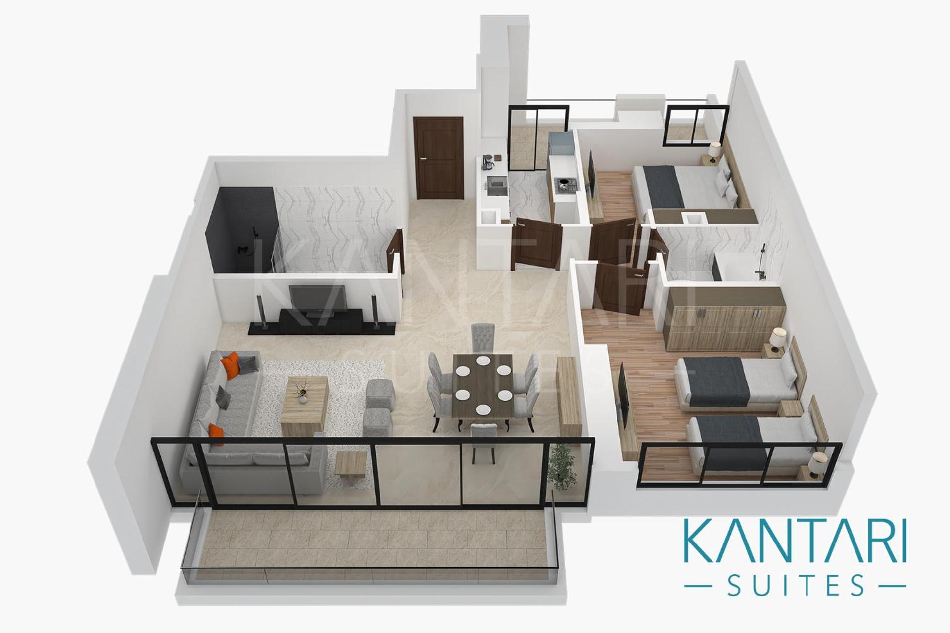 Kantari Suites Beiroet Buitenkant foto